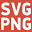 SVG到PNG的转换